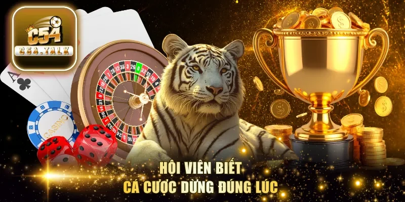 Hội viên biết cá cược dừng đúng lúc