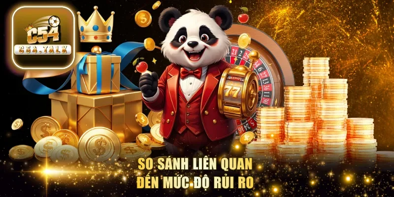 So sánh liên quan đến mức độ rủi ro