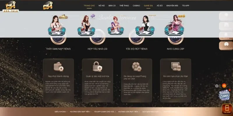 Hệ Thống Đổi Thưởng An Toàn và Uy Tín tại Game Bài C54