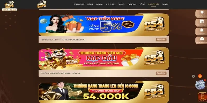 Khuyến mãi C54: Chương trình khuyến mãi chào mừng thành viên mới